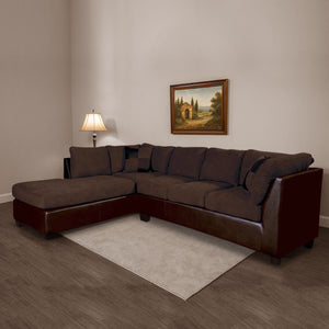 #Izquierdo#PU/Tela#Chocolate