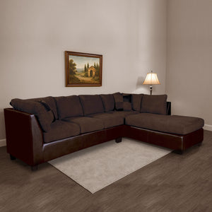 #Derecho#PU/Tela#Chocolate