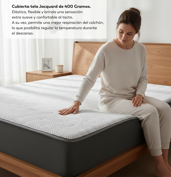 Colchon Comprimido Zen Roller 2 Plazas Espuma